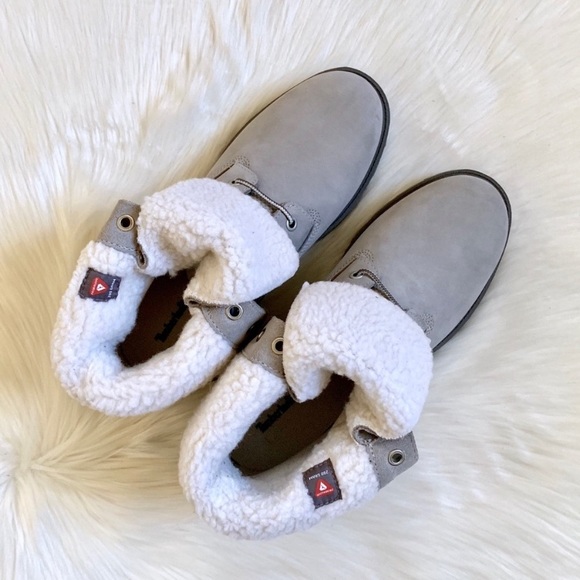 Timberland Linden Woods WP Fleece Fold Down Boots - Picture 6 of 8